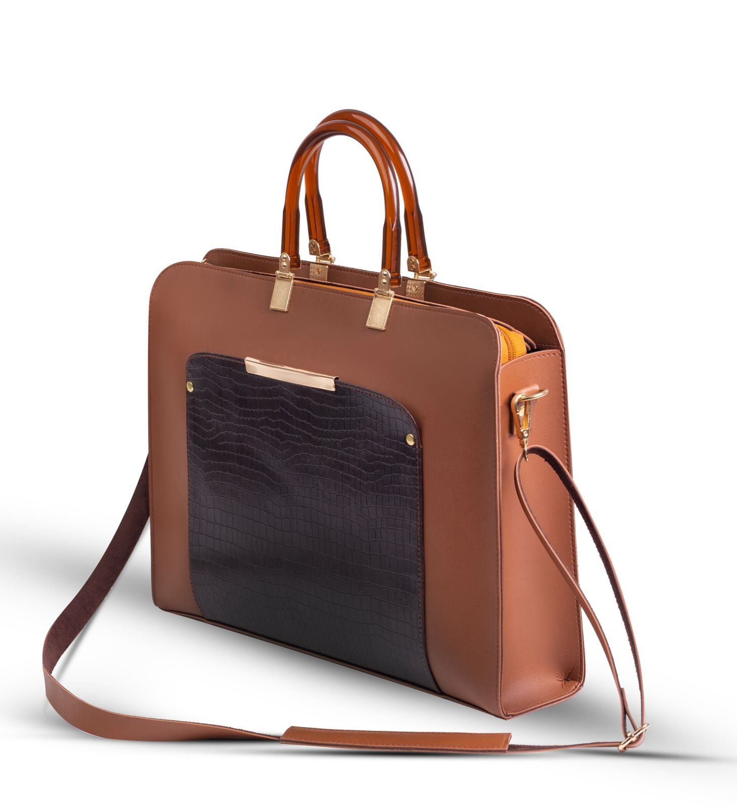 ALLENORA BROWN – stylish and durable laptop bag for work and university in Pakistan.