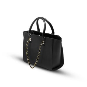 PLUSH BLACK/BROWN shoulder bag – a sleek, spacious, and fashionable handbag for versatile use in Pakistan.