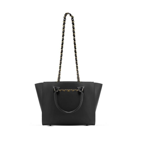 PLUSH BLACK/BROWN shoulder bag – a sleek, spacious, and fashionable handbag for versatile use in Pakistan.