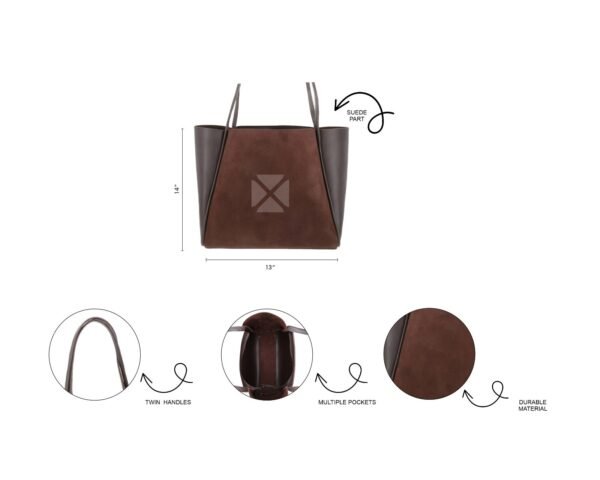 GLORY SUEDE TOTE BAG