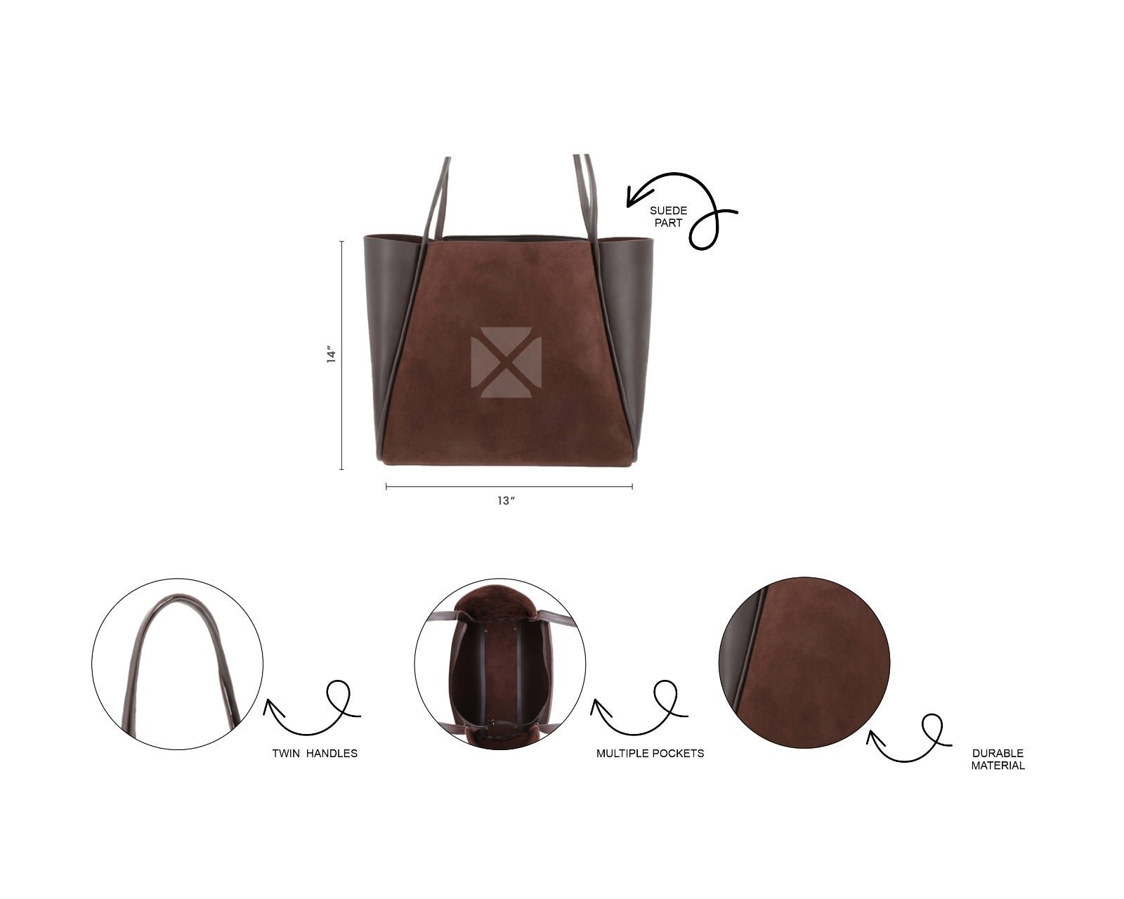 GLORY SUEDE TOTE BAG