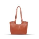 Amber 3-piece tote bag set, including 2 small pouches, available in elegant black and brown colors in Pakistan.