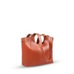 Amber 3-piece tote bag set, including 2 small pouches, available in elegant black and brown colors in Pakistan.