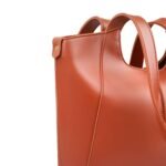 Amber 3-piece tote bag set, including 2 small pouches, available in elegant black and brown colors in Pakistan.