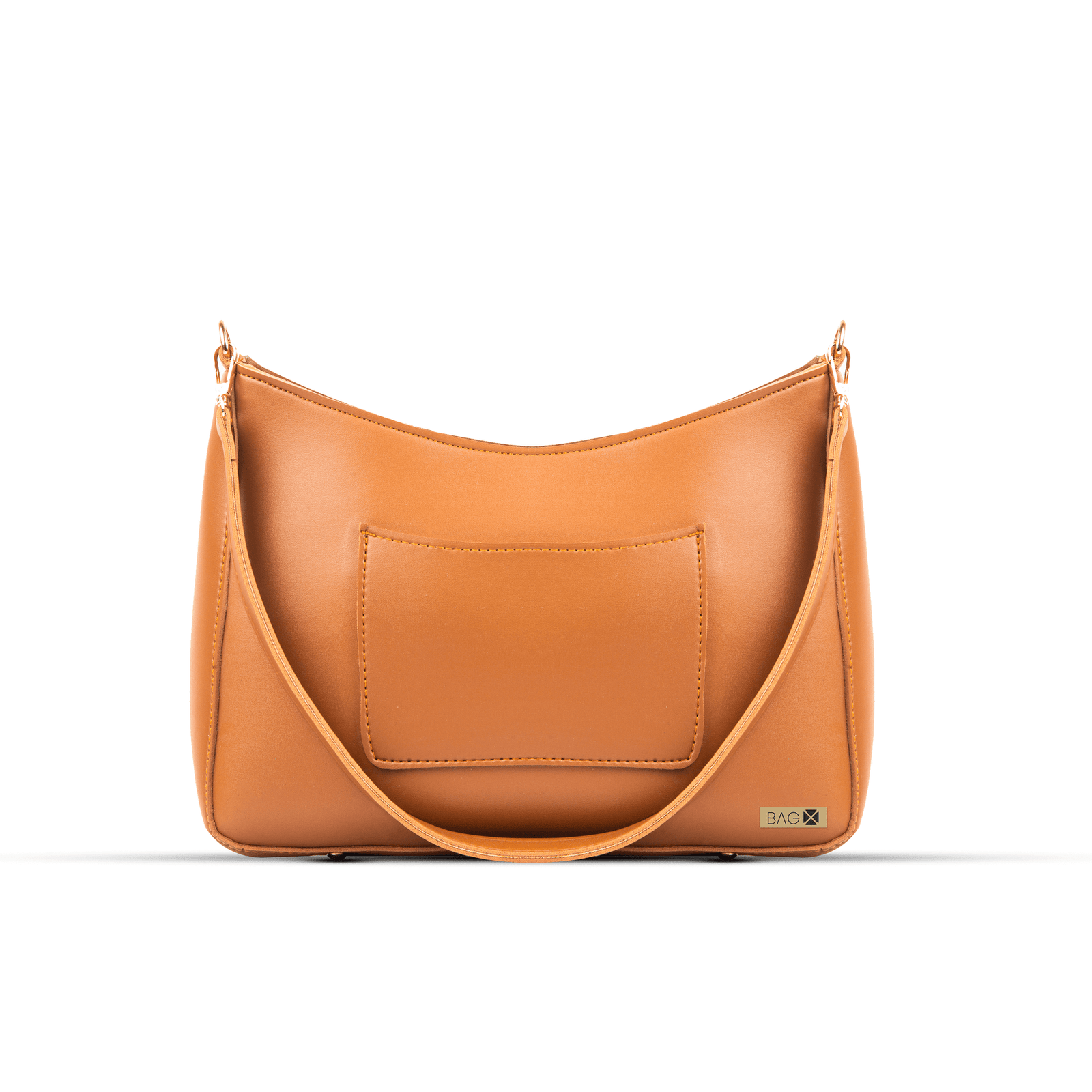 The Decide Shoulder Bags feature a versatile design in an elegant brown color, complete with an adjustable leather strap. Available in Pakistan.
