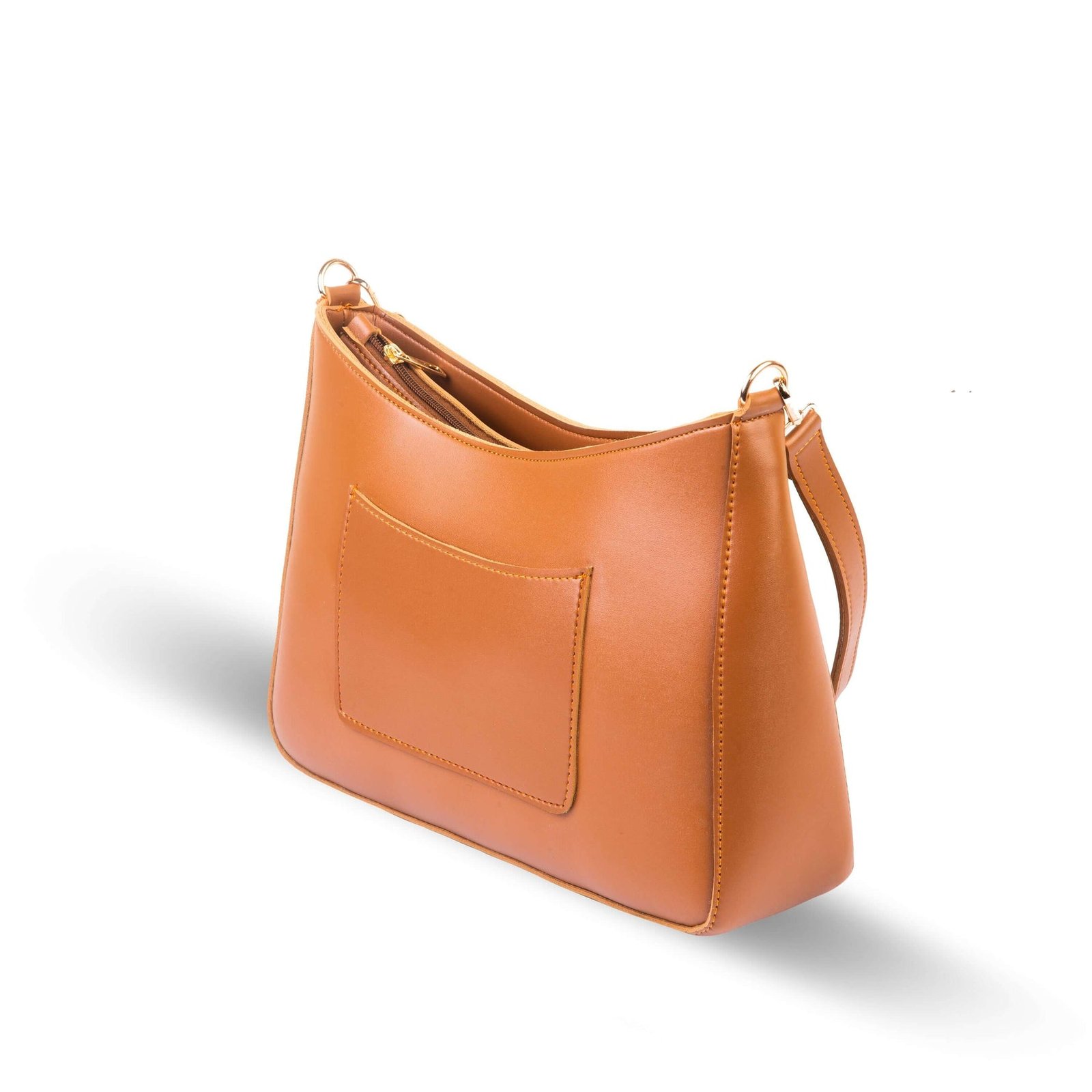 The Decide Shoulder Bags feature a versatile design in an elegant brown color, complete with an adjustable leather strap. Available in Pakistan.