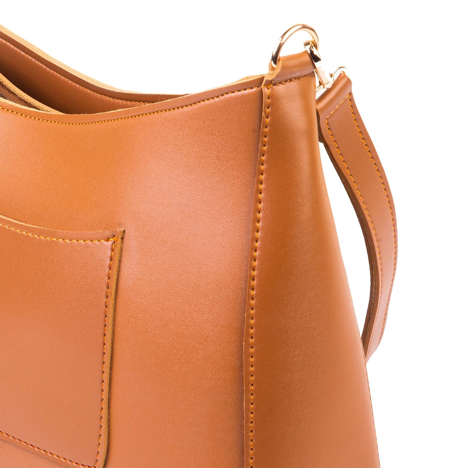 The Decide Shoulder Bags feature a versatile design in an elegant brown color, complete with an adjustable leather strap. Available in Pakistan.