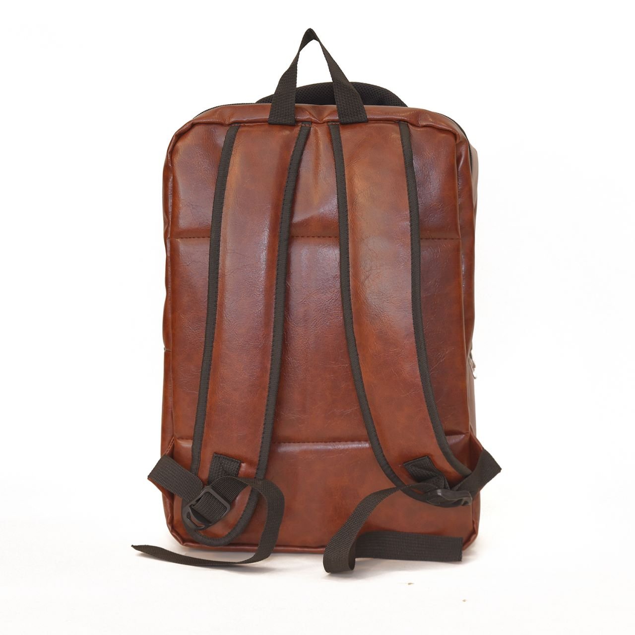 A choco brown LAPTOP BACKPACK with padded straps, multiple compartments, and a sleek design for professionals and students in Pakistan.