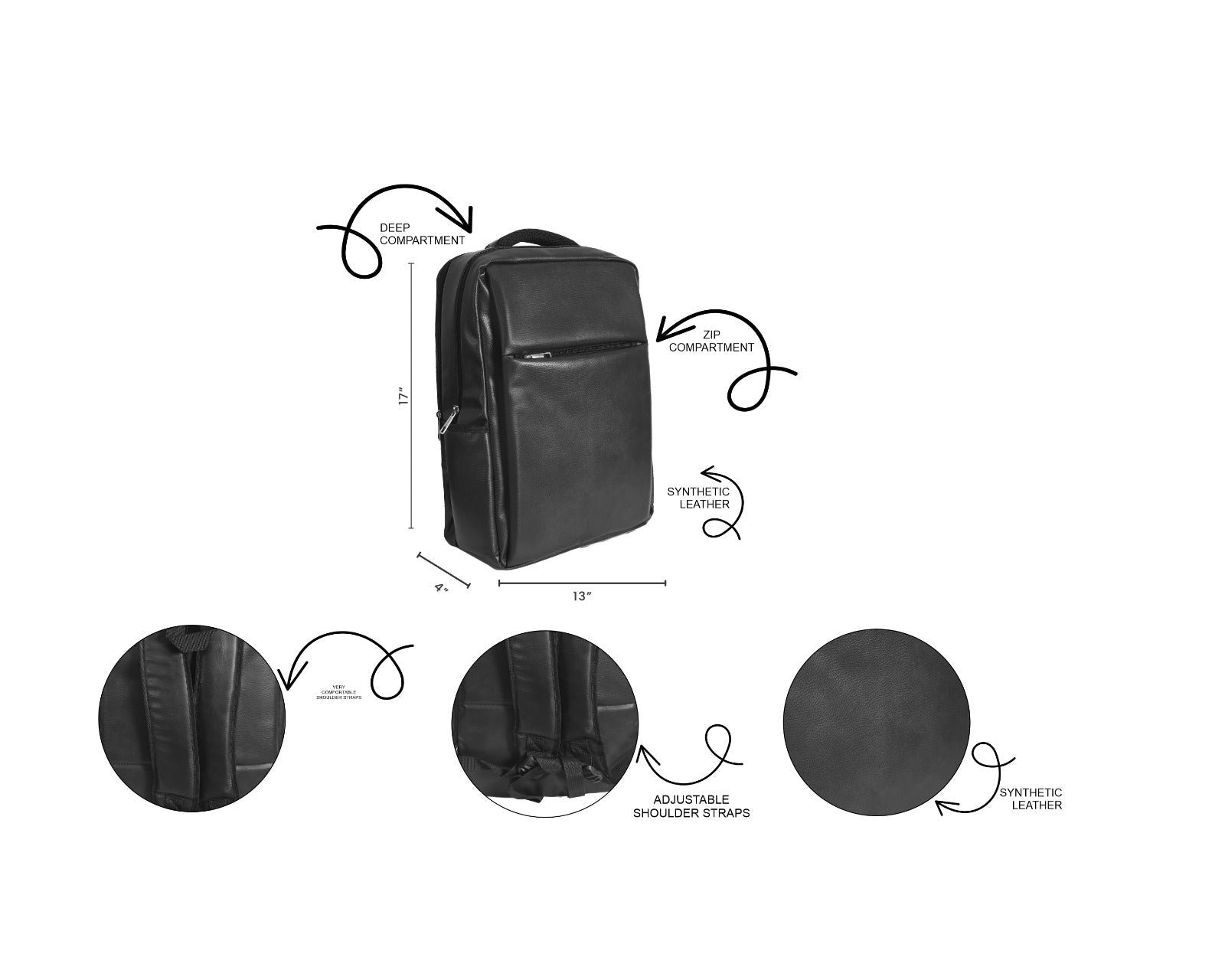 A stylish LAPTOP BAG PACK with durable material, ergonomic straps, and multiple compartments for secure storage.