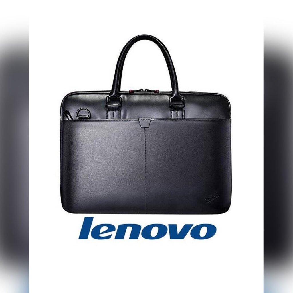 The LENOVO Laptop Bag, a premium professional carrying case with padded protection, sturdy handles, and a sleek design for business and travel.