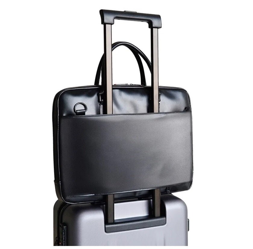 The LENOVO Laptop Bag, a premium professional carrying case with padded protection, sturdy handles, and a sleek design for business and travel.