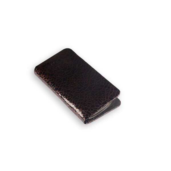 The Black Marble Wallets feature a secure zip enclosure and a dedicated compartment, offering a sleek and premium design. Now available in Pakistan.