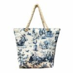 MEADOW CANVAS Tote Bag with durable rope handles, featuring a stylish canvas design, now available in Pakistan.