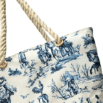 MEADOW CANVAS Tote Bag with durable rope handles, featuring a stylish canvas design, now available in Pakistan.
