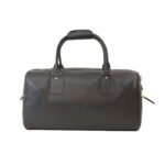 Moxi Duffel Bag in a rich dark brown color, expertly crafted from premium leather material, now available in Pakistan.