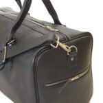 Moxi Duffel Bag in a rich dark brown color, expertly crafted from premium leather material, now available in Pakistan.