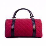 Nexus Duffel Bags: Spacious travel companion in an elegant maroon color, now available in Pakistan.