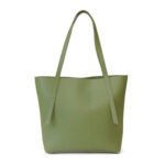 The Nova Tote Bags, available in elegant Green, come with two wallet pieces and are now offered in Pakistan.
