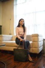 The Nova Tote Bags, available in elegant Green, come with two wallet pieces and are now offered in Pakistan.