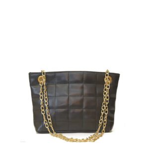 The lightweight CrossBody Bag in pakistan with a gold chain in a black color