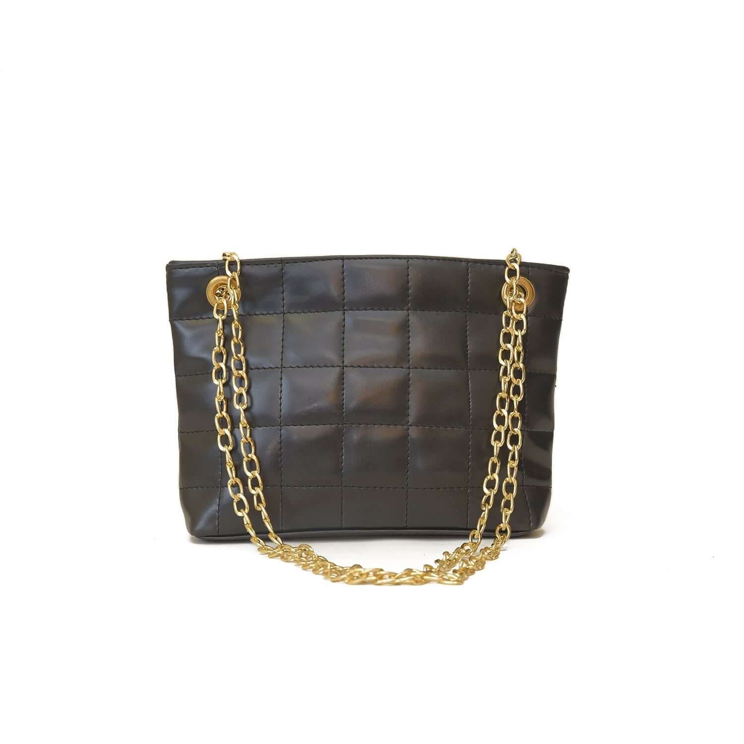 The lightweight CrossBody Bag in pakistan with a gold chain in a black color