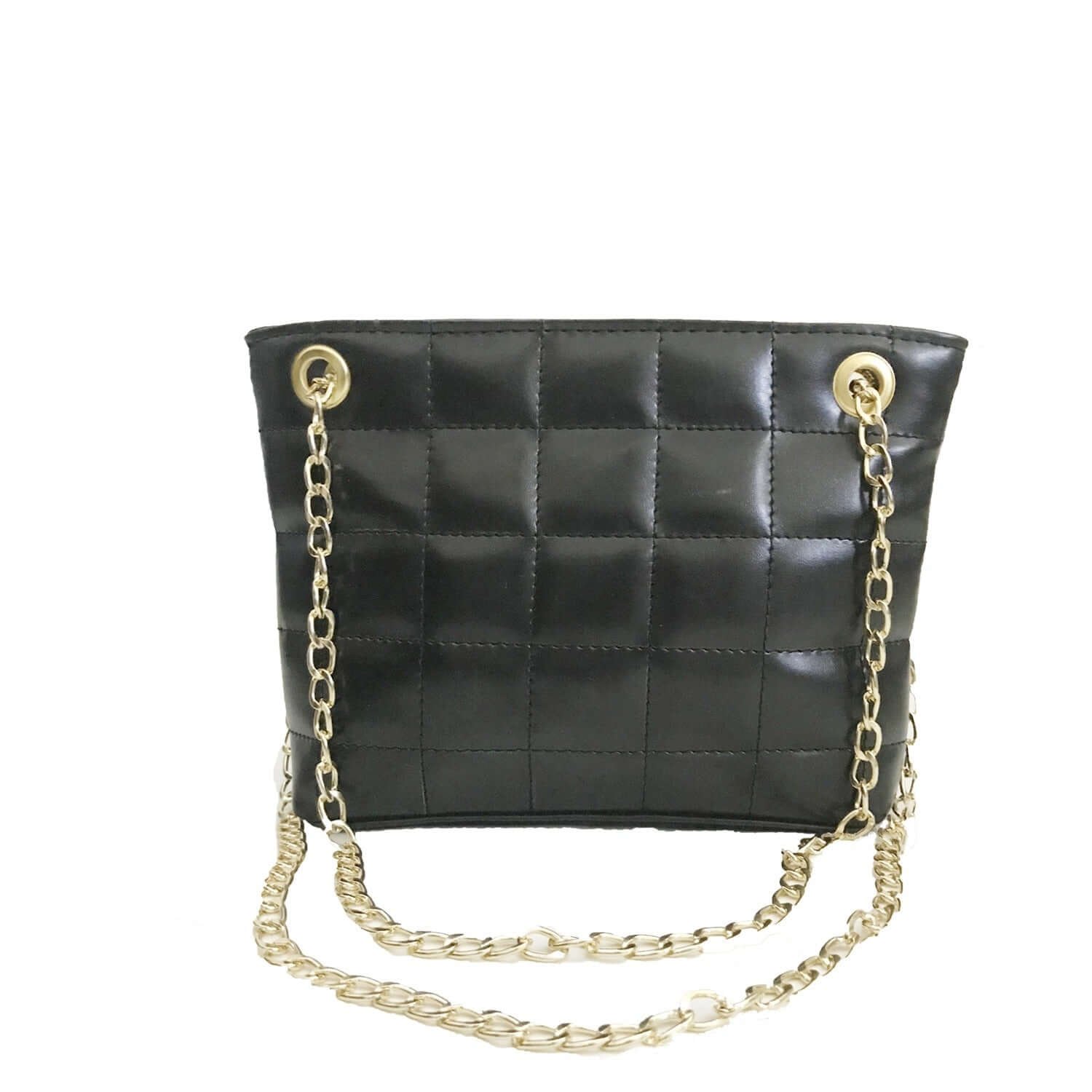 The lightweight CrossBody Bag in pakistan with a gold chain in a black color