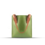 The Serene 3-Piece Tote Bag Set features a spacious design and elegant brown leather straps, now available in Pakistan.