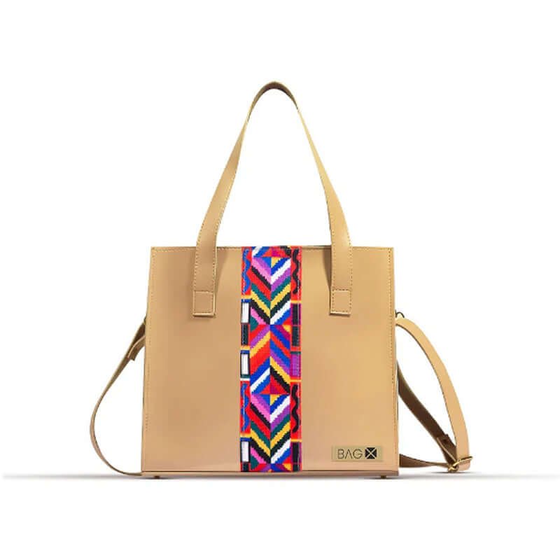 The Sway handbags, featuring a spacious design and a sleek beige color, come with a durable leather strap and are now available in Pakistan.