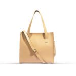 The Sway handbags, featuring a spacious design and a sleek beige color, come with a durable leather strap and are now available in Pakistan.