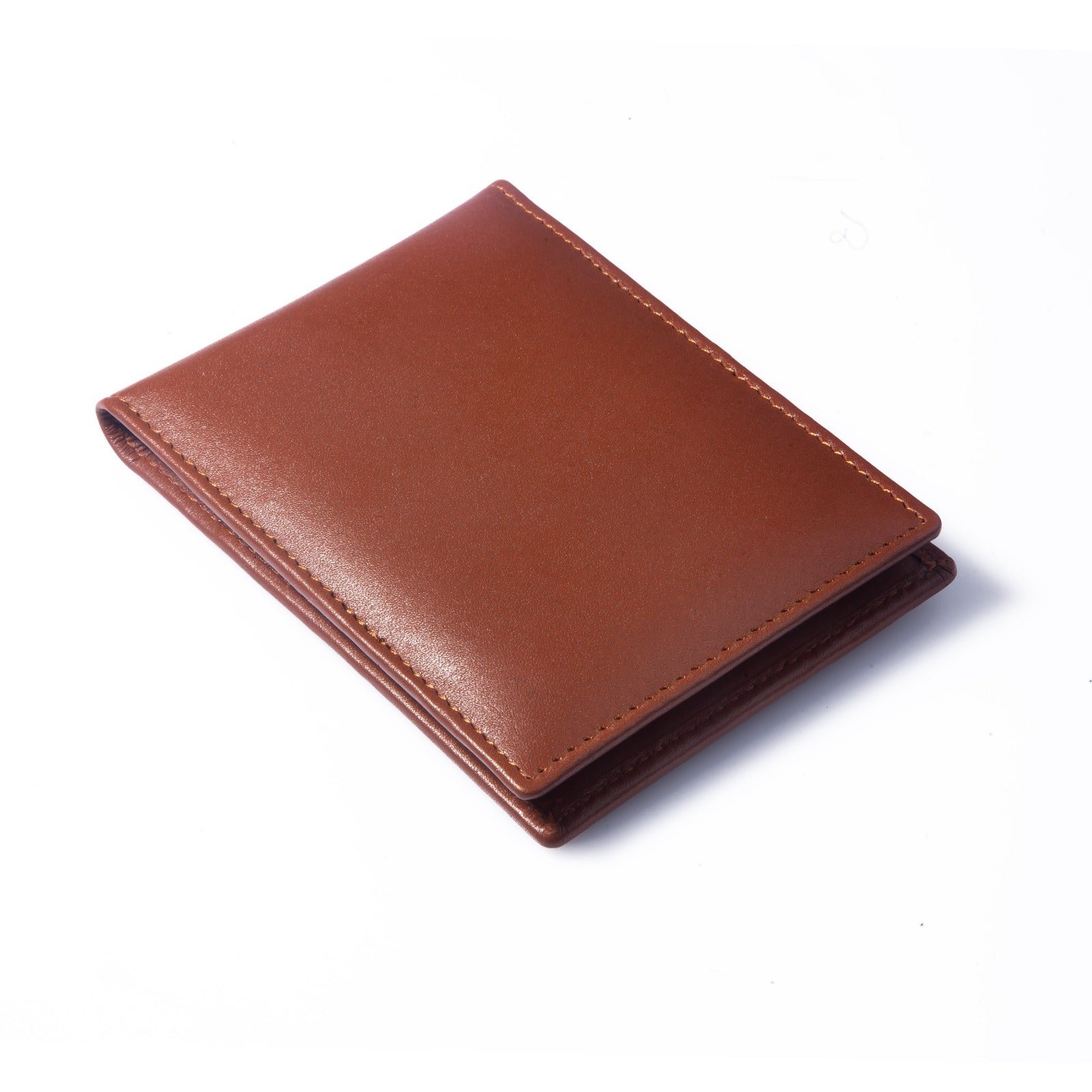 A premium wallet for men, made from genuine leather, featuring multiple card slots, a bill compartment, and a sleek, timeless design.