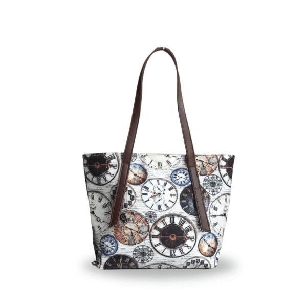 The Timeless Tote Bag: Designed for the chic and classy, featuring a premium canvas style with a leather handle. Now available in Pakistan.