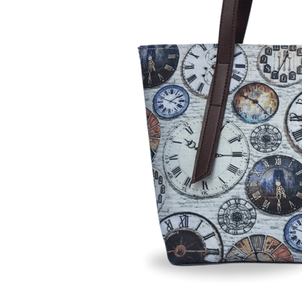The Timeless Tote Bag: Designed for the chic and classy, featuring a premium canvas style with a leather handle. Now available in Pakistan.