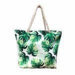 The Tropical Canvas Bag, featuring rope handles and a nature-inspired print on a white background, is now available in Pakistan.