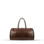 The Weekender Duffel Bag features an innovative design in a stylish chocolate color, now available in Pakistan.
