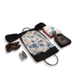 The Weekender Duffel Bag features an innovative design in a stylish chocolate color, now available in Pakistan.