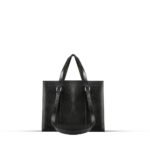 Zara 2-piece tote bag set in sleek black, featuring a premium leather classic finish and an adjustable strap. Available in Pakistan.