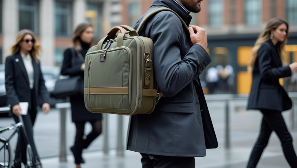 The Durable Laptop Bag man wearing in Pakistan